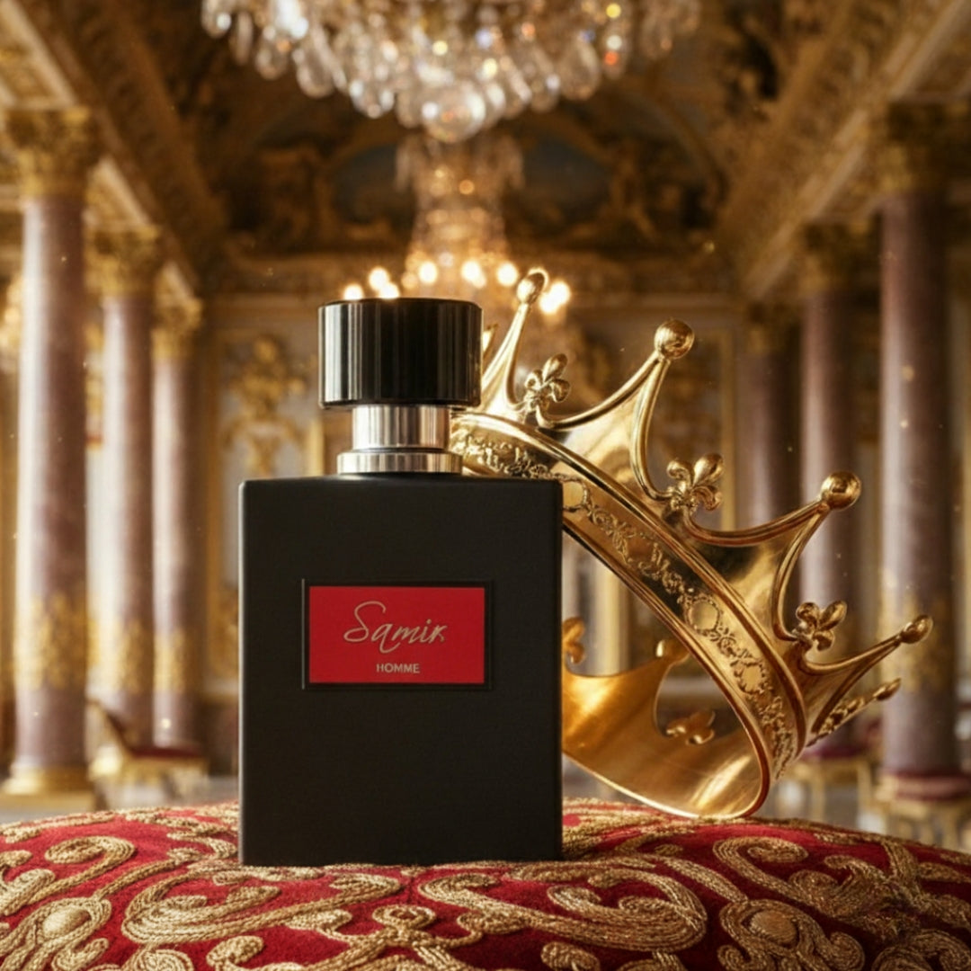 Samir perfume bottle in the luxury palace 