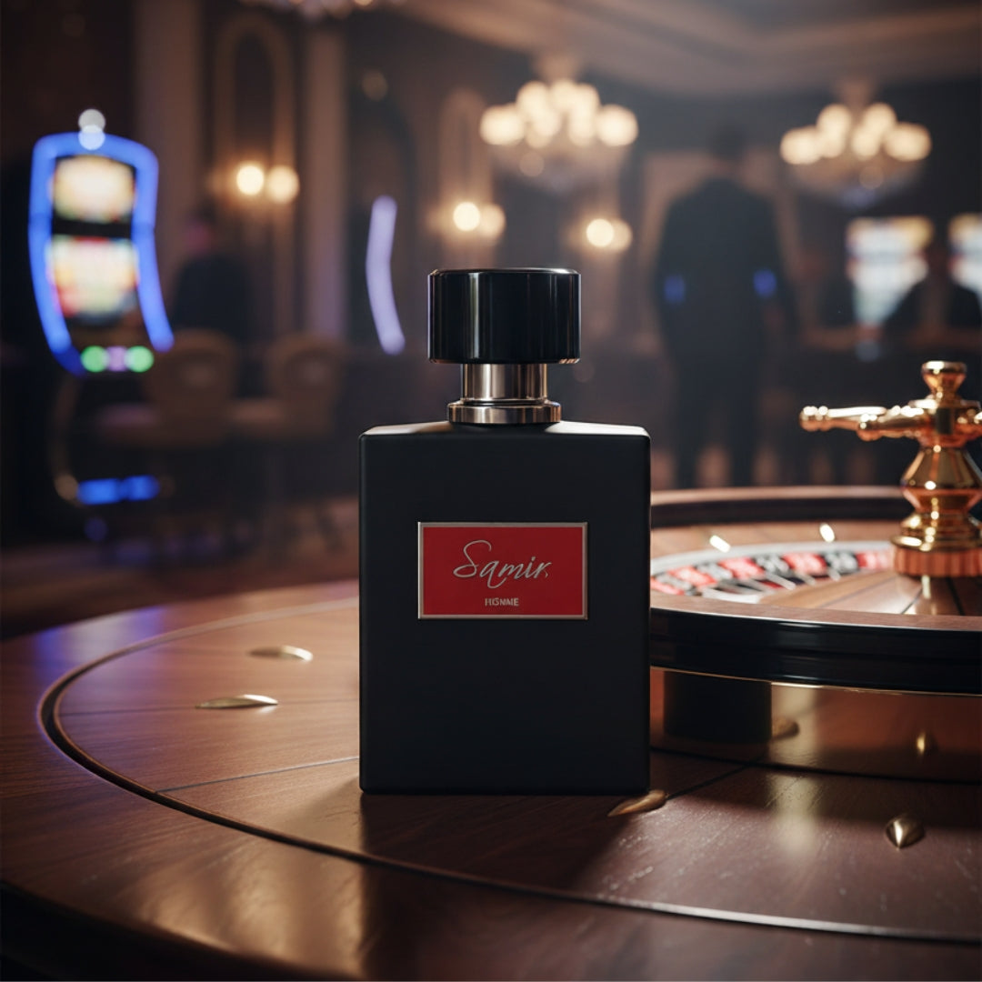 Samir perfume in the casino