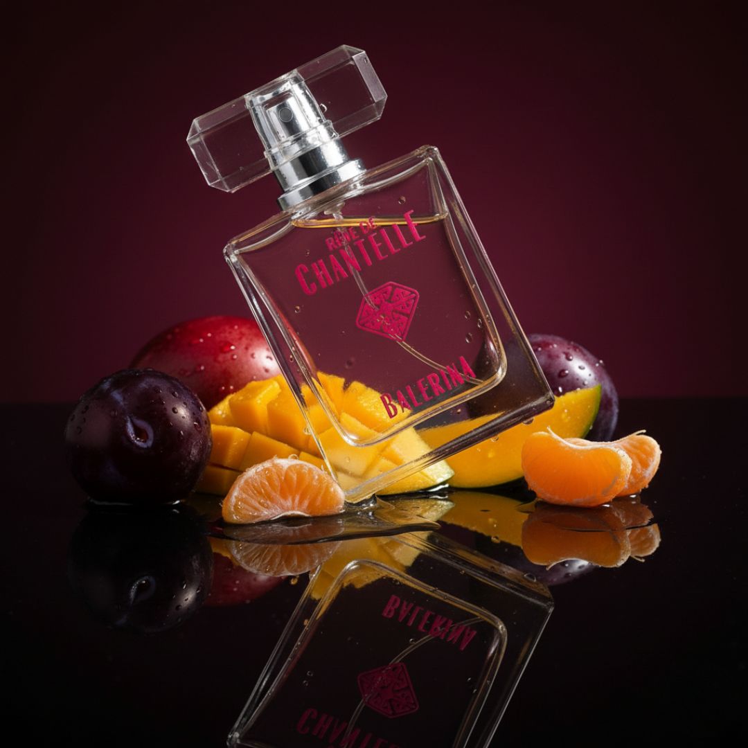 Balerina perfume with fruits