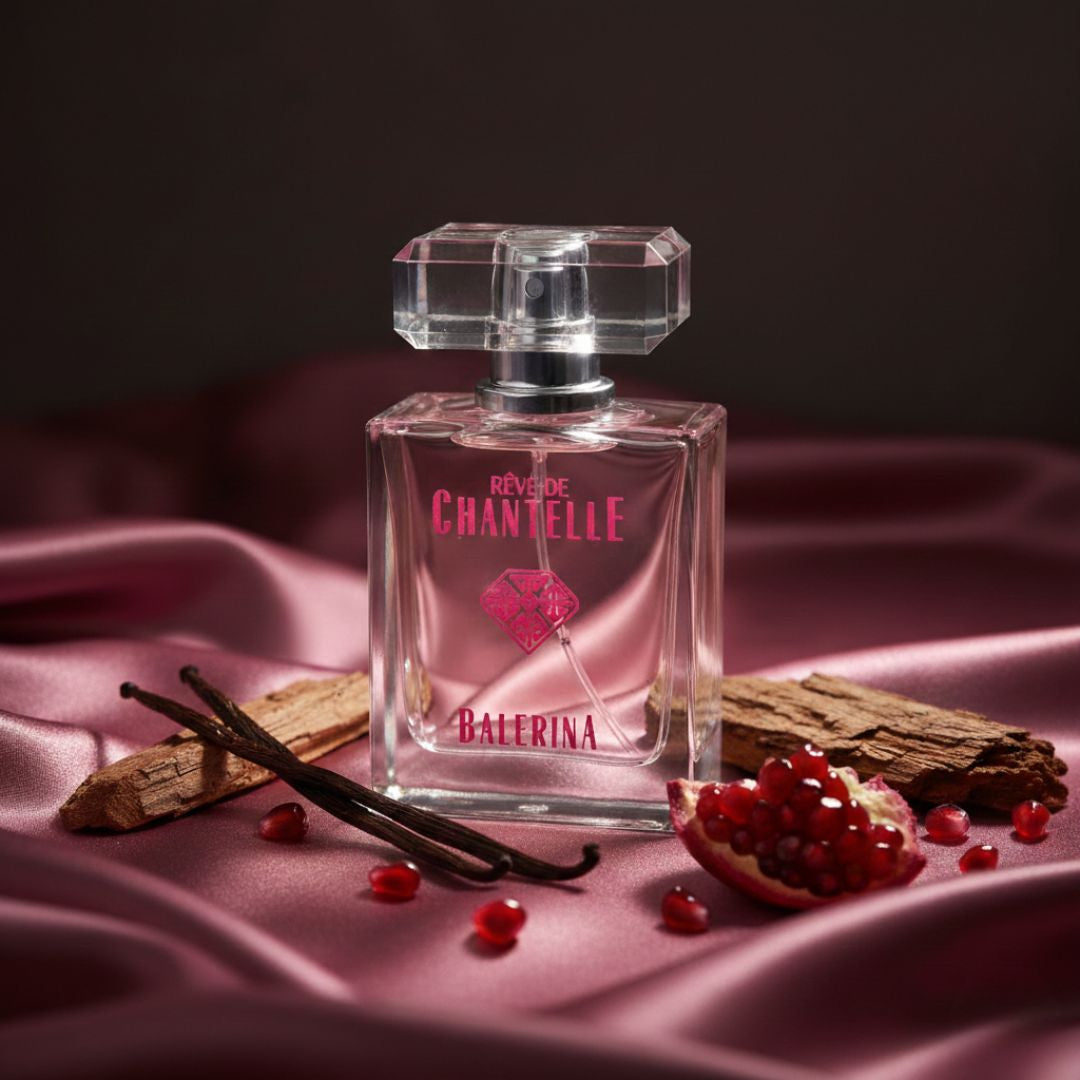 Balerina perfume with vanilla and wood